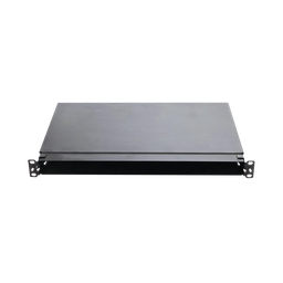 [FMT1] Panel de Distribución de Fibra Óptica, Acepta 4 Casetes QuickNet o Placas FAP/FMP con Panel CFAPPBL1 (No Incluido), Bandeja Fija, Hasta 96 Fibras, Color Negro, 1UR | FMT1