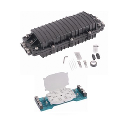 [LP-SCH96-2] Caja de Distribución de Fibra Óptica Horizontal, Hasta 96 Empalmes, Exterior IP68, 2 Puertos de Entrada y Salida | LP-SCH96-2