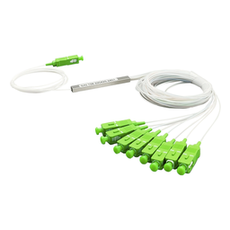 [TM-PLC-1X8APC] Splitter (Divisor Óptico) tipo PLC, 1x8, conectores SC/APC | TM-PLC-1X8APC