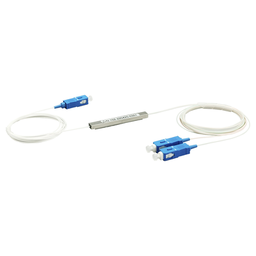 [TM-PLC-1X2UPC] Splitter (Divisor Óptico) tipo PLC, de 1x2, conectores SC/UPC | TM-PLC-1X2UPC