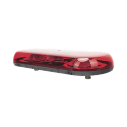 [X606-R] Mini Barra de Luces Serie X606, con 18 LED, Color Rojo, Montaje Permanente | X606-R