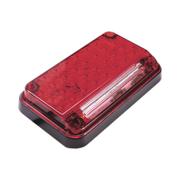 [XLTE2335R] Luz de Advertencia de 7X4", Color Rojo, Con Luz de Trabajo, Ideal para Ambulancias | XLTE2335R