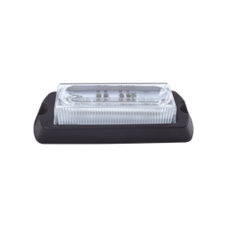 [X13-R] Luz Auxiliar Ultra Brillante X13 de 4 LEDs, color Rojo, con mica transparente. | X13-R